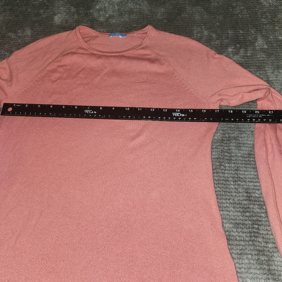 J. Mclaughlin Longsleeve Coral Sweater Sz Small Decorative Buttons Soft Knit, - Picture 5 of 7